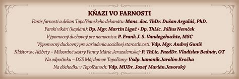 Portréty kňazov pôsobiacich vo farnosti