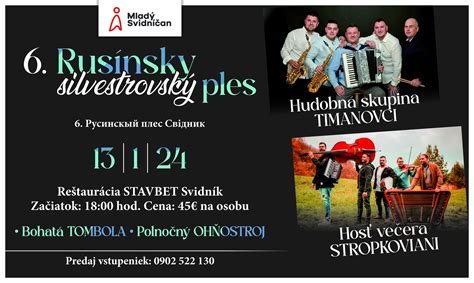 Pohľad na Rusínsky silvestrovský ples v Habure s čestnými hosťami