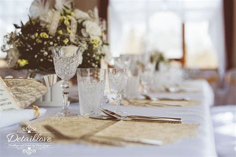 Svadobná výzdoba v romantickom klasickom štýle