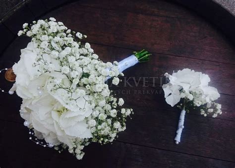 Svadobná kytica s gypsomilkou