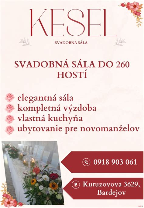 Schéma umiestnenia hlavného stola vo svadobnej sále