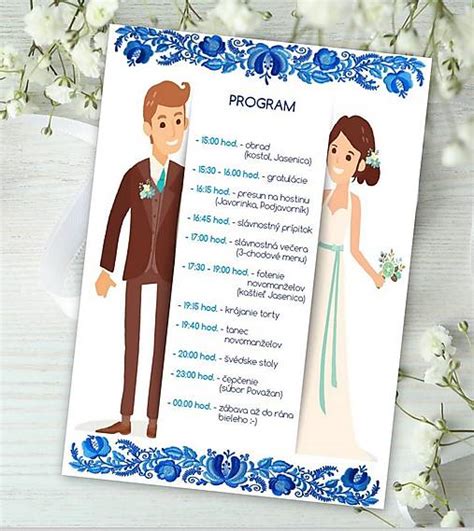 infografika časového harmonogramu svadobných tlačovín