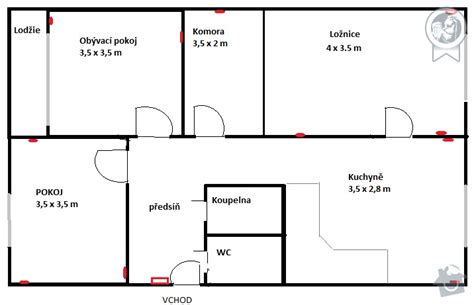 plán domu s vyznačenými miestami pre vianočnú výzdobu