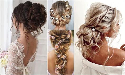 Svadobné účesy s kvetinovými ozdobami