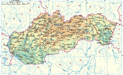 Mapa Slovenska s označením miest konania vianočných trhov