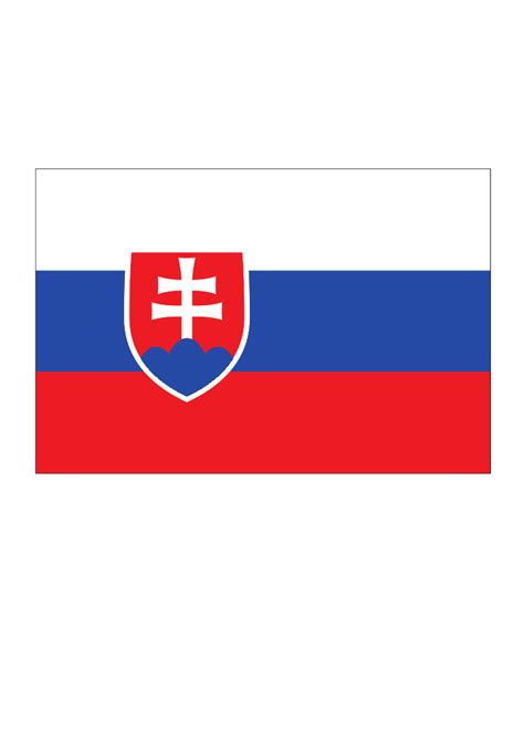 štátna vlajka Slovenskej republiky na pol žrde