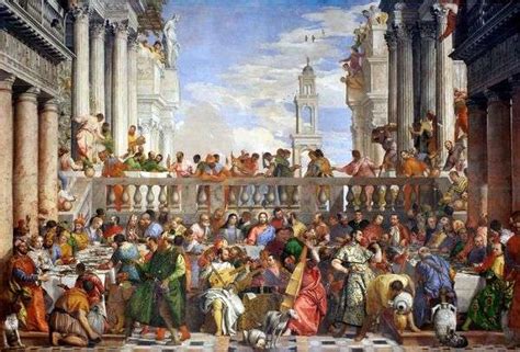 Maľba: Paolo Veronese - Svadba v Káne Galilejskej
