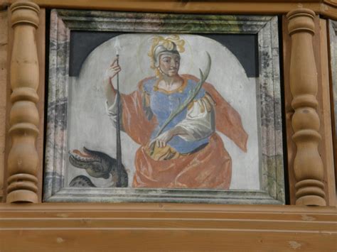 maľba svätého Juraja bojujúceho s drakom