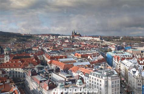 Panoramatická fotografia centra Brna s dominantnými budovami