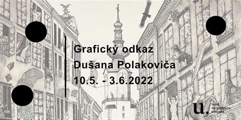 Ukážka grafického diela Dušana Polakoviča s bizarnými postavami