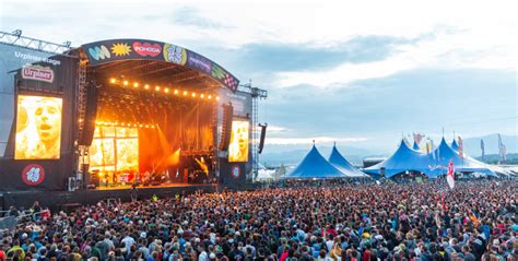 Štruktúra areálu festivalu Pohoda s označenými scénami a zónami