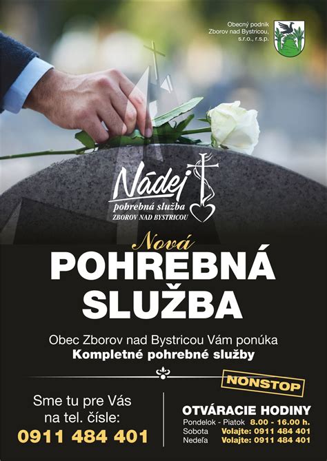 Infografika zobrazujúca kroky, ktoré za vás vybaví pohrebná služba: od prevozu zosnulého až po konečnú úpravu miesta odpočinku.