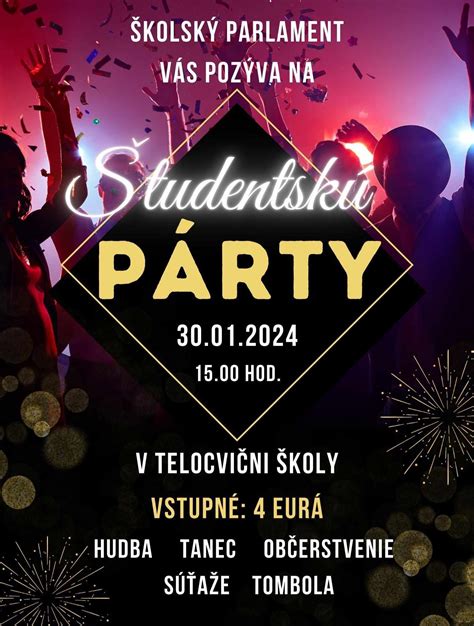 Tematická študentská párty s radosťou a smiechom