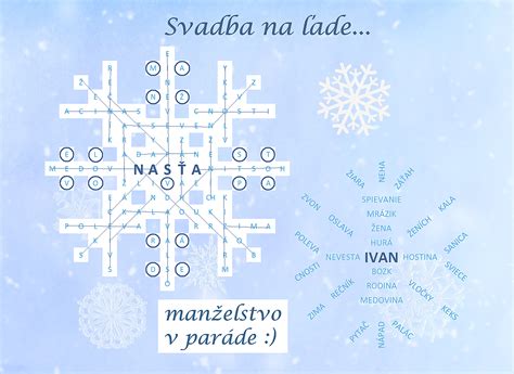 Zimná svadobná scéna s romantickým zasneženým pozadím