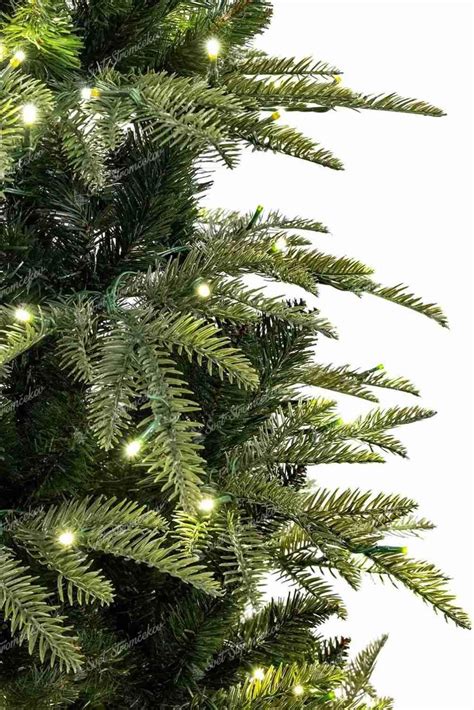 Detail vianočného stromčeka s LED osvetlením