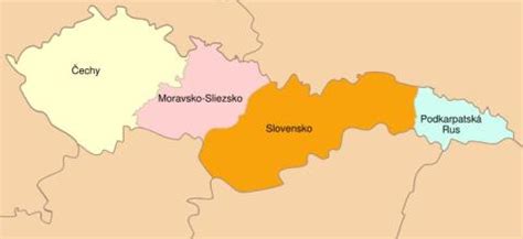 Mapa Slovenska po Viedenskej arbitráži