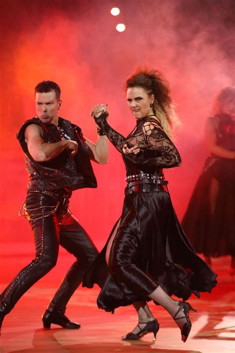 Foto Dany Dinkovej v kostýme alebo počas choreografie.