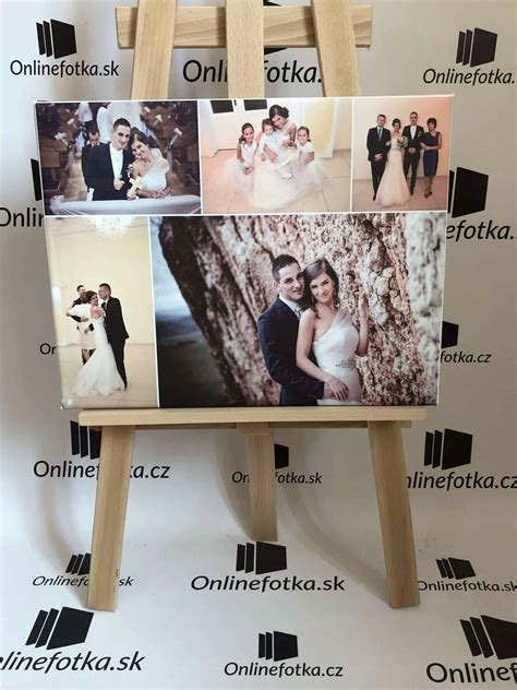 koláž fotografií na plátne alebo príklad počítačovej grafiky na obraze