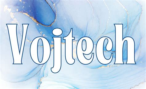 Ilustrácia s významom mena Vojtech