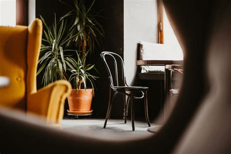 interiér Café Berlinka s oblúkovými oknami a thonetovskými stoličkami