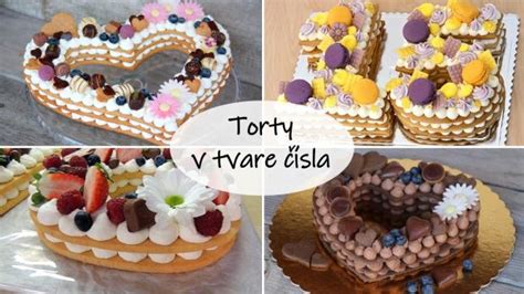 Ilustrácia torty v tvare čísla 