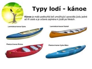 Ilustrácia: rôzne typy lodí (kánoe, raft, kajak) na vode