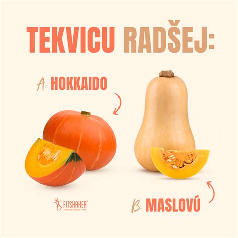 Infografika: Porovnanie vlastností tekvice Hokkaido, maslovej a muškátovej tekvice