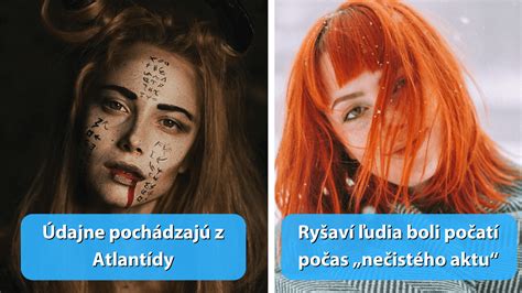 Ilustrácia rôznych farebných typov žien s ryšavými vlasmi