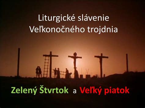 Schéma liturgického kalendára Veľkonočného trojdnia