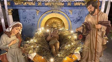 Betlehem v Kostole sv. Jána Krstiteľa počas Vianoc