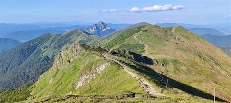 mapa oblasti Malej Fatry so zameraním na vrch Hoblík a prístupové trasy z Višňovskej doliny