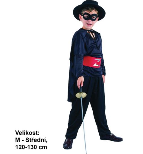 detský kostým bandita s čiernou maskou a vrecom na peniaze