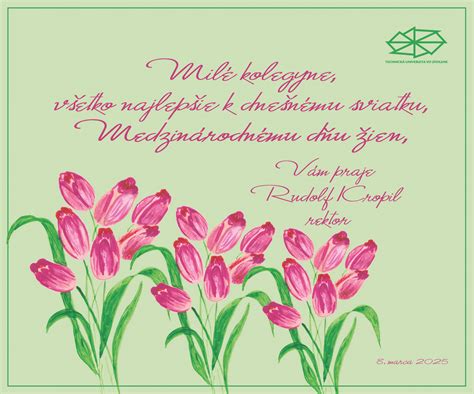 Fotografia zobrazujúca tradičné slovenské blahoželanie k MDŽ z obdobia socializmu.