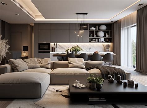 Tematické foto: moderná obývacia izba s položenou plávajúcou podlahou