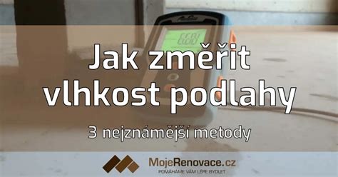 Schéma: Meranie vlhkosti podkladu pred pokládkou