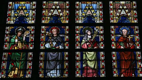 Ilustrácia stredovekých kresťanských osláv Sviatku všetkých svätých