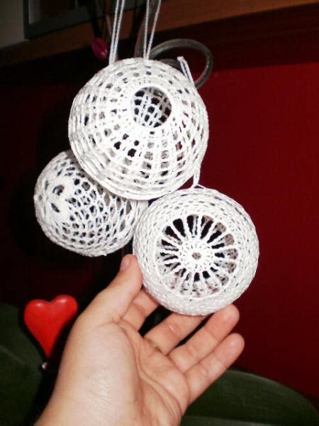 Háčkované vianočné stromčeky z priadze