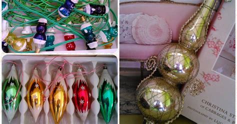 Dekorované staré žiarovky ako vianočné ozdoby