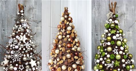 Vianočný stromček z prírodných materiálov (rozmarín, škorica)