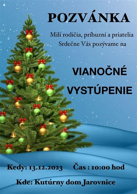 Javisko kultúrneho domu vyzdobené pre vianočné vystúpenie