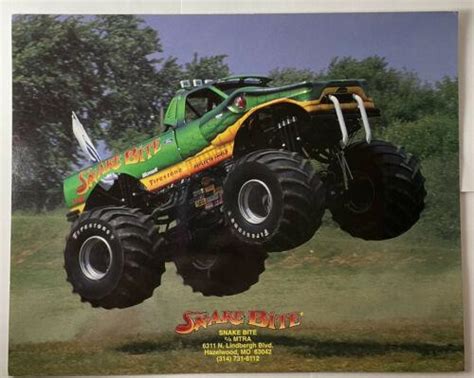 Monster truck Snake Bite pri víťaznom vystúpení