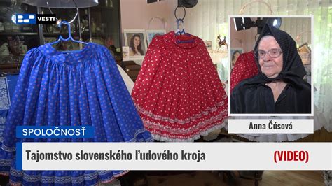 ilustrácia tradičného slovenského ľudového kroja s rôznymi detailmi
