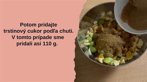 Schéma prípravy domáceho pečeného čaju alebo vianočného müsli