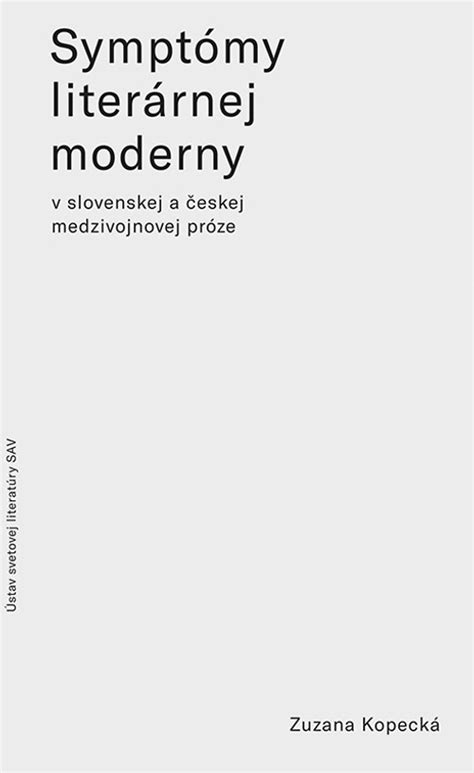 literárna schéma moderny a symbolistické prvky v próze