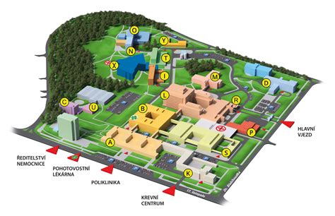 mapa areálu internátov Mlynská dolina s označením hlavných blokov Šturák a Átriové domky