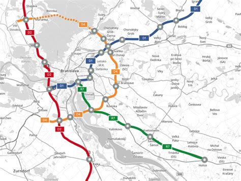 Schéma trasy a časového harmonogramu osvetových električiek v mestách ČR