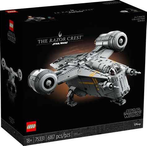 LEGO Star Wars modely vozidiel z adventného kalendára, vrátane Razor Crest a stíhačky TIE