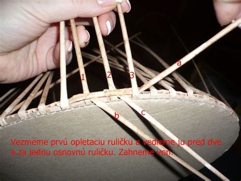 pokračovanie opletania tromi ruličkami