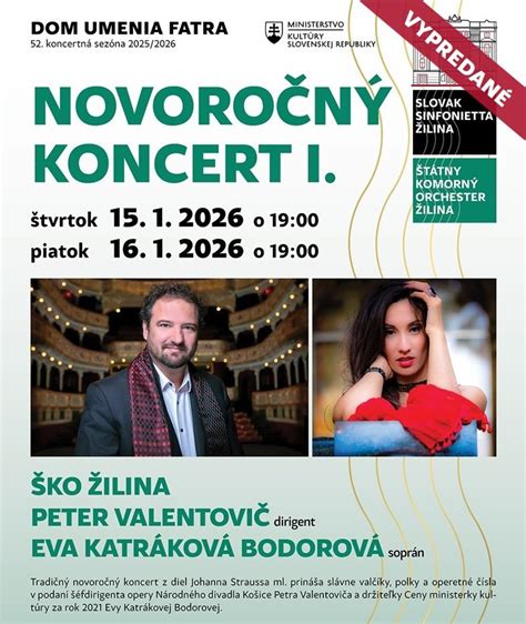 Dirigent Peter Valentovič a sopranistka Eva Katráková Bodorová počas vystúpenia