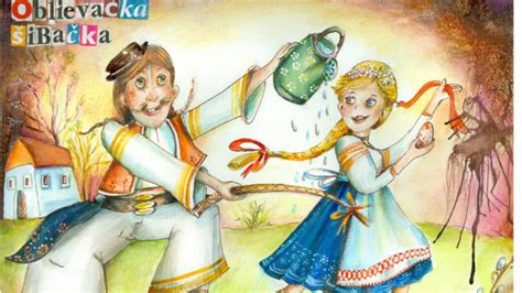 ilustračné foto: veľkonočná šibačka a oblievačka s humorom